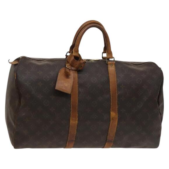 LOUIS VUITTON Monogram Keepall 50 Boston Bag M41426 - Picture 1 of 16
